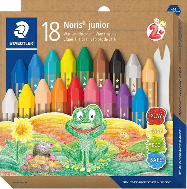 Staedtler STAEDTLER Voksfarve Noris junior 18-sæt detail