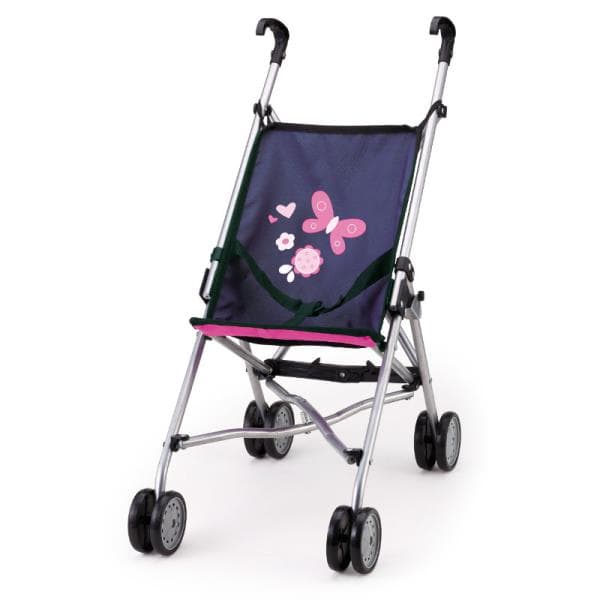 Bayer Stroller barnvagn för Buggy docka rosa-blå 30113AA