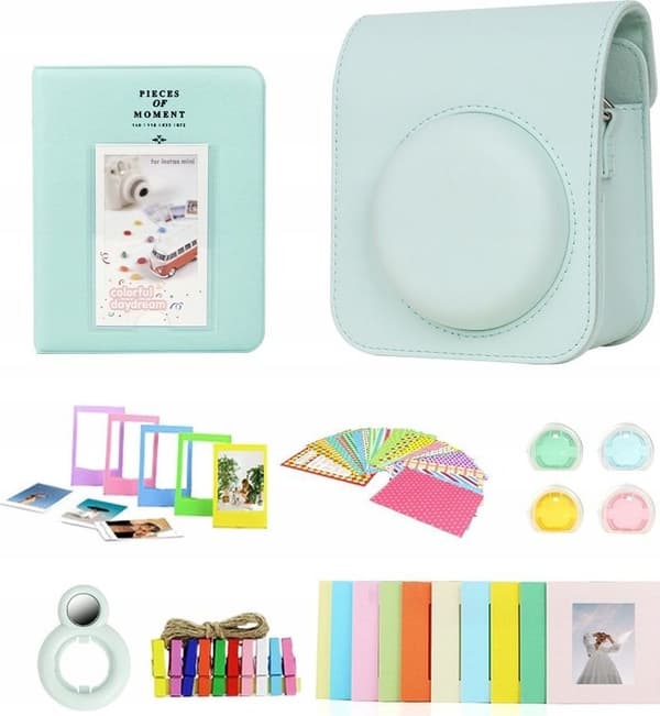 LoveInstant Sæt 8i1 Tilbehør til Fujifilm Instax Mini 12/Grøn - Mint