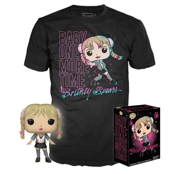 Sæt figur POP & T-shirt Britney Spears One More Time Eksklusiv