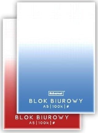 Kontorsblock A5/100K rutat (5st)