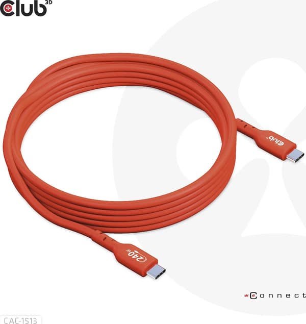 Club3D Kabel   USB 2   Typ C  PD 240W
