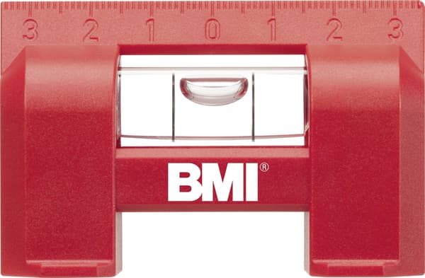 BMI E-LEVEL Magnet Magnetisk Mini Installationsvaterpas til Elektrikere og Installatører