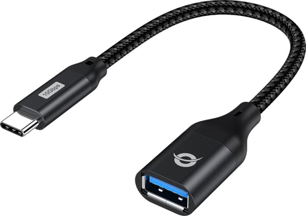 CONCEPTRONIC Adapter USB-C -> USB-A 3.0 OTG 10 Gb/s sort
