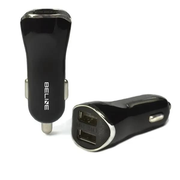 Beline Oplader 2xUSB 2,1A sort (kun hoved)