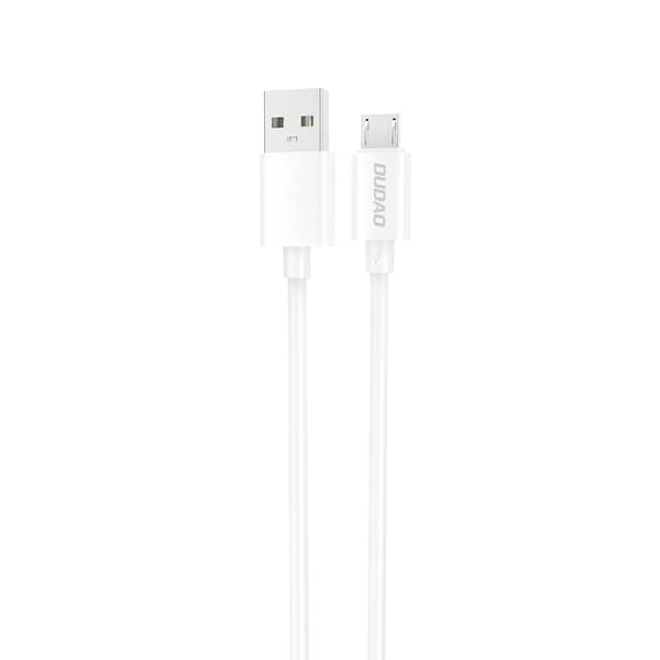 Dudao L4SM USB-A / Micro-USB-kabel 2A 1m - Hvid