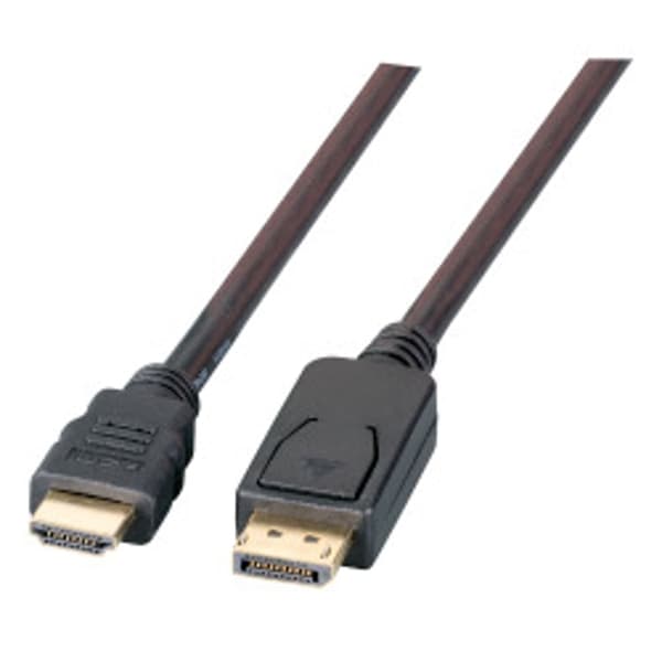 Kabel EFB DisplayPort FullHD A-A ST-ST, 3 m, sort