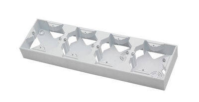 Ospel ARIA Fyrdubbel installationsbox vit PNP-4U/00