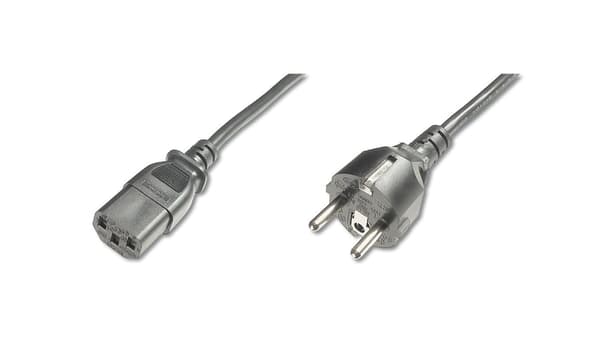 DIGITUS Strømkabel - CEE 7/7 (Type-F)(CEE 7/7) han/IEC C13 hun - 1,2 m