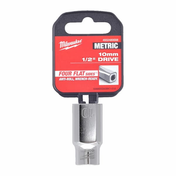 MILWAUKEE HYLSY 1/2\" LYHYT 10mm