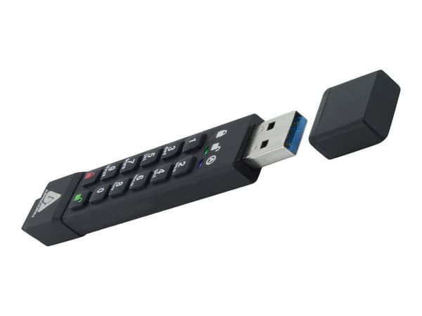Apricorn USB-tikku Aegis Secure Key 3z - USB-A 3.2 Gen 1 - 16 Gt - musta