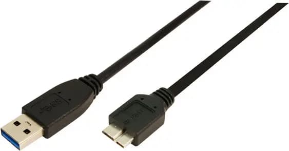 LogiLink micro USB-B 1,0 m musta