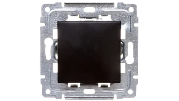 KOS Light knap/klokke Dante sort (450910)