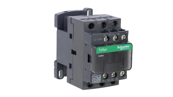TeSys Deca effektkontaktor 18A 3P 48V AC 1S 1B LC1D18E7