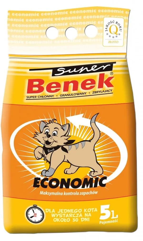 CERTECH Super Benek Economic - klumpbildande kattsand 5l