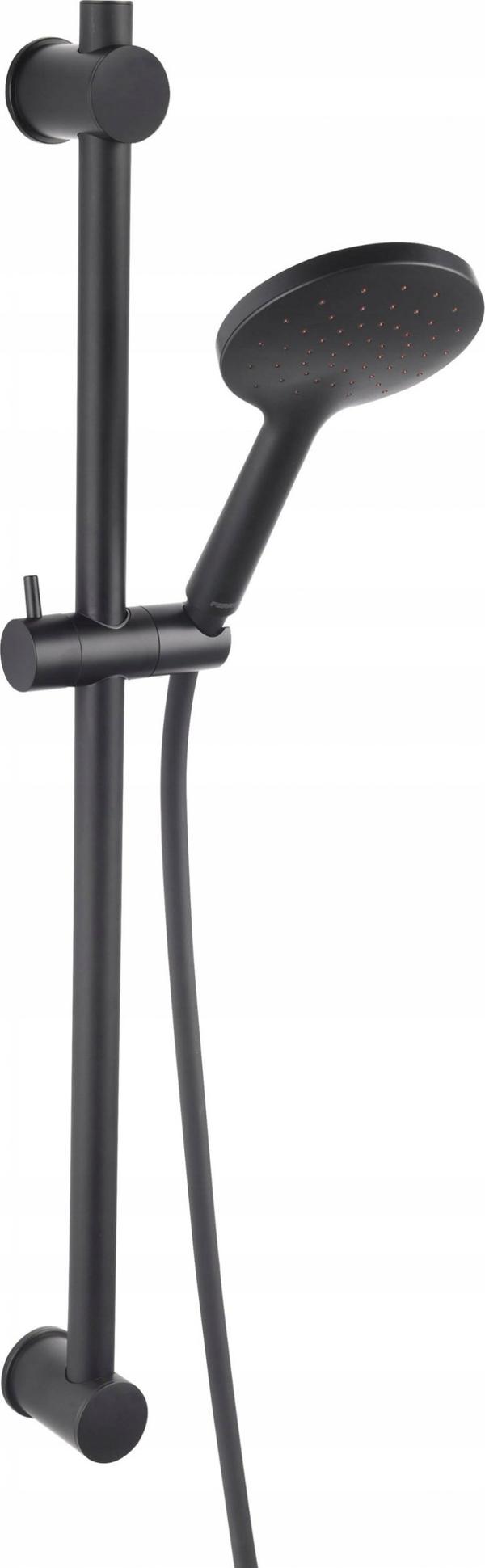 Brusesæt Ferro N375BL-B SLIDING SHOWER PHILA 1-FUNK, SORT FERRO// N.00.PHILA-BLACK-FERRO