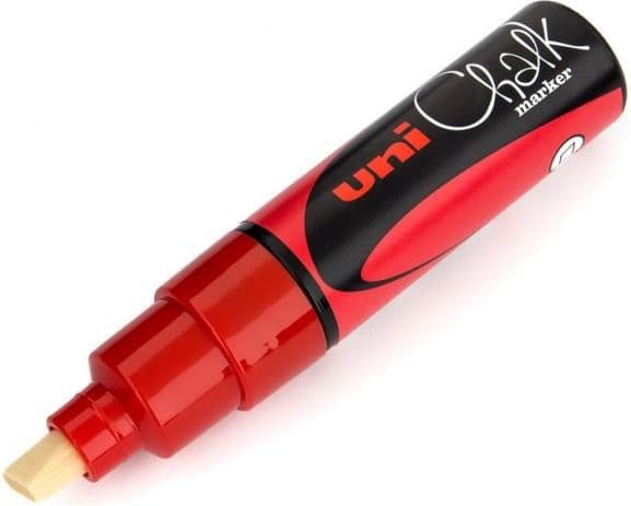 Uni Mitsubishi Pencil MARKER UNI PWE-8K RØD - PWE-8KCZER