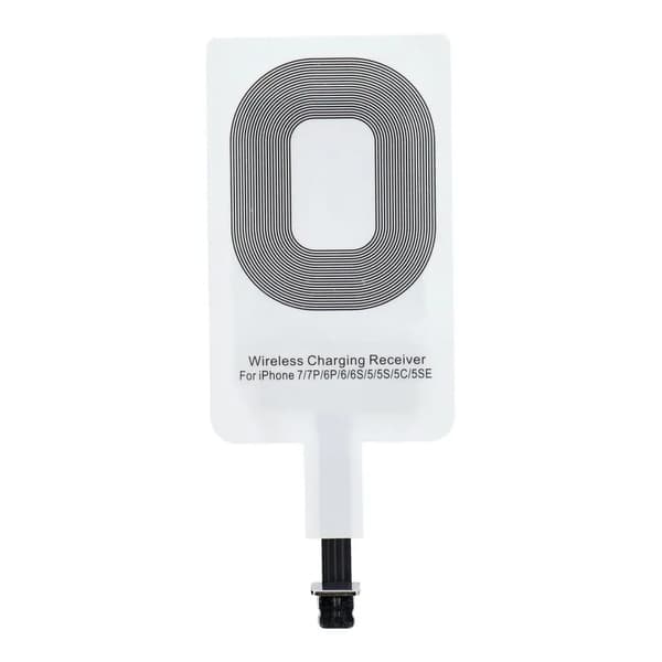 Adapter til induktiv/trådløs opladning passer til iPhone Lightning 8-pin