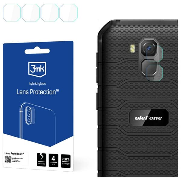 3MK Lens Protect Ulefone Armor X7 Pro Kamerabeskytter 4 stk.