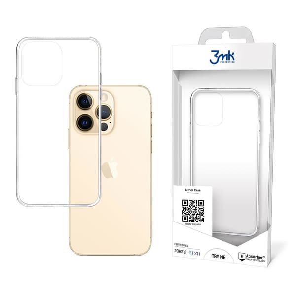 AS Armor Cover til iPhone 13 Pro – gennemsigtig