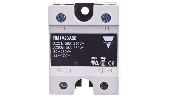 Relpol enfaset solid state relæ 50A 230V 24-265V AC RM1A23A50