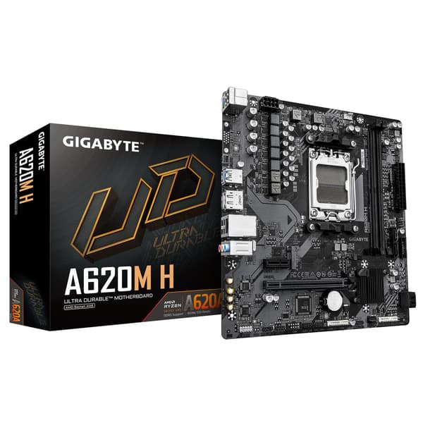 GIGABYTE Bundkort A620M H - Micro-ATX - Socket AMD AM5 - AMD A620