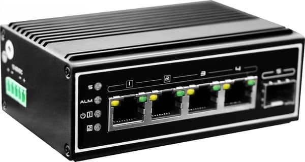 LevelOne Switch  5x GE IGP-0502 DIN-Ra
