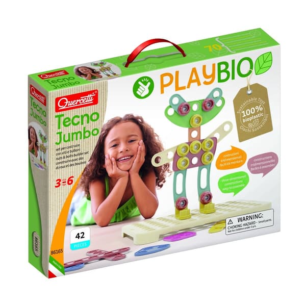 Quercetti Playbio Tecno Jumbo -rakennussarja