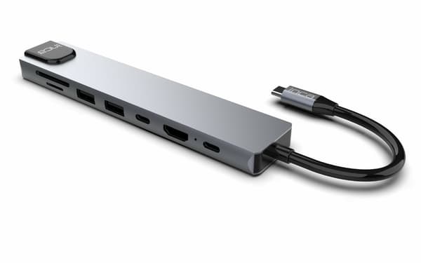Sovitin INCA ITPC-7T tyyppi C > 3 x USB-A, 1 x RJ45, 1000 Mbps