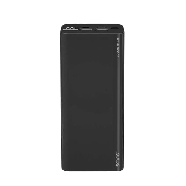 Varavirtalähde Savio BA-05 20000mAh Musta