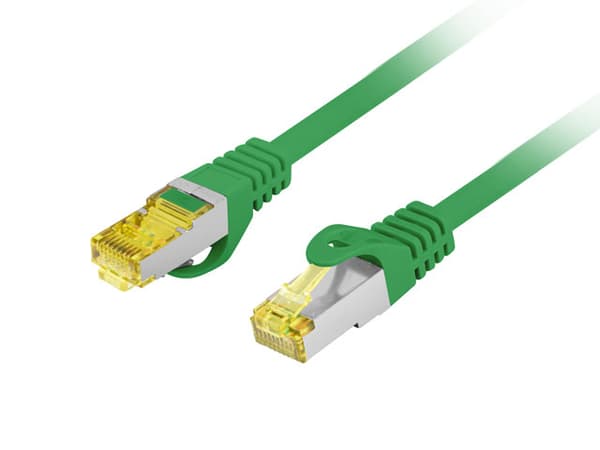 Patchkabel Lanberg S/FTP kat.6A 3m LSZH CU fluke godkendt grøn