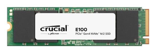 Crucial SSD E100 - 2 TB - M.2 2280 - PCIe 4.0 x4 NVMe - Bakke