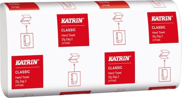 Katrin Katrin Classic - ZZ pappershandduk, 2-lager, returpapper - 20 buntar