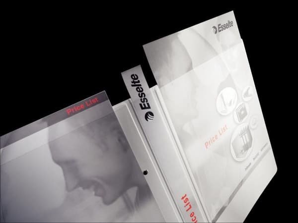 Pärm Leitz Standard 4-ring A4 77mm vit (sek4980187.)
