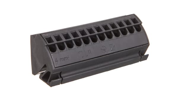 Potentiaalilohko 4mm2 tummanharmaa 812-102
