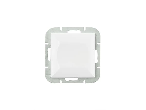 Abex-kontakt 1-polig p/t 10A, 250V, OPAL/PERLA (WP-1P MOD.WHITE)