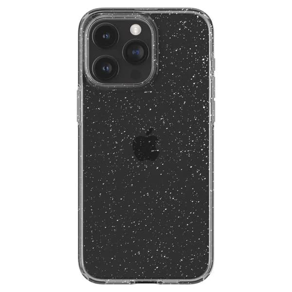 Spigen Liquid Crystal Fodral för iPhone 15 Pro Max – transparent och glittrande