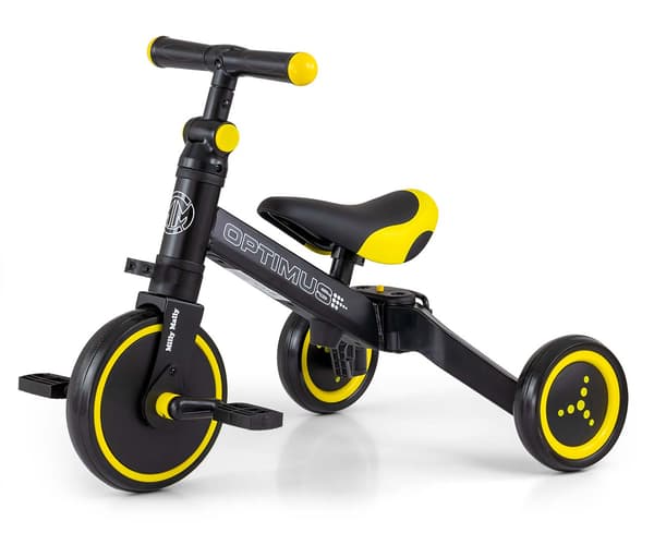 Milly Mally Bike 3in1 Optimus Musta