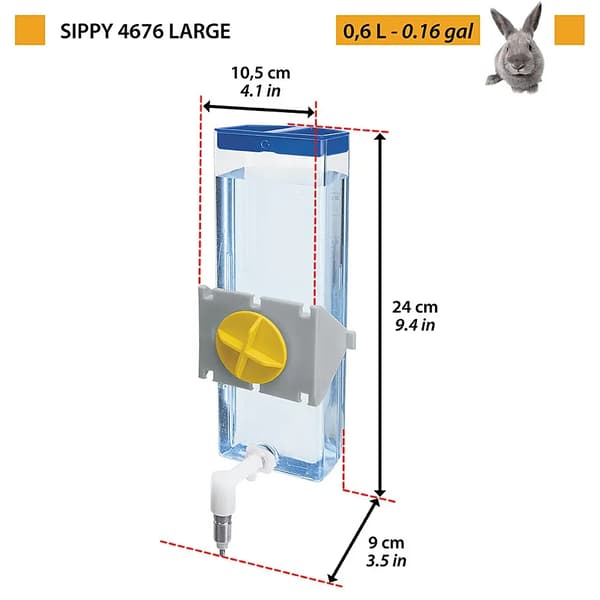 SIPPY 4676 LARGE - automatisk fanger til gnavere