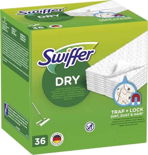 Kuivamoppiliinat Swiffer, 36 kpl