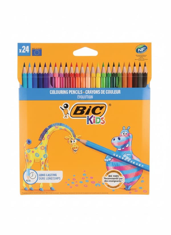 Blyanter BIC Kids Evolution 18+6 farver