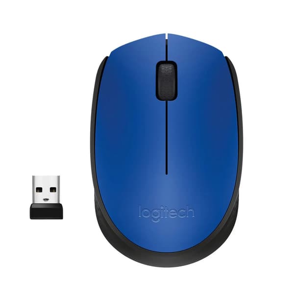 Logitech mus M171 - Blå svart