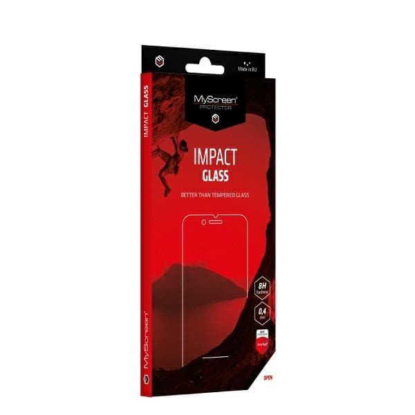 MS ImpactGlass iPhone 13 mini 5.4\" sort/sort Anti-impact hybridglas 8H