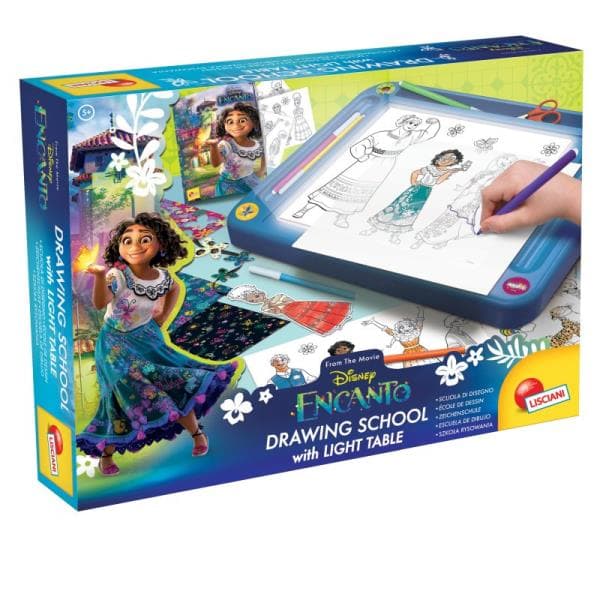 Encanto piirustuskoulu LED-taululla