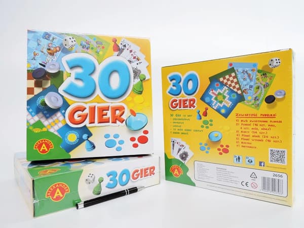Familjespel - Uppsättning med 30 ALEX-spel