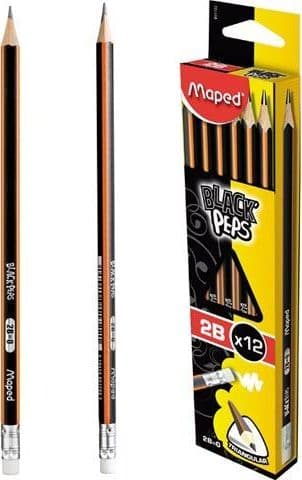 Blackpeps 2B viskelæder (12 stk) MAPED