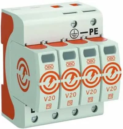 Bake stop C Tyyppi 2 4P 20kA 280V V20-4-280 5095164