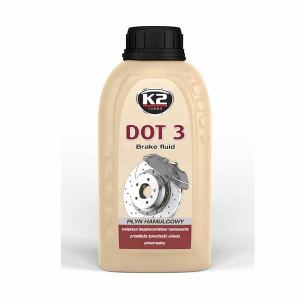 K2 BROMSVÄTSKA MED DOT 3-CERTIFIERING 250ML