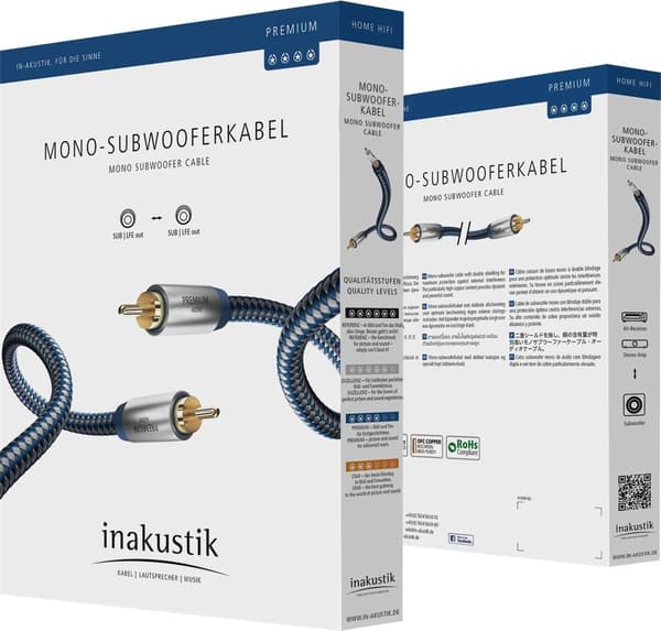 in-akustik Premium Y Subwoofer SUB 2,0m                00408021