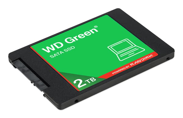 WD Harddisk Grøn - 2TB - SATA III - Grøn